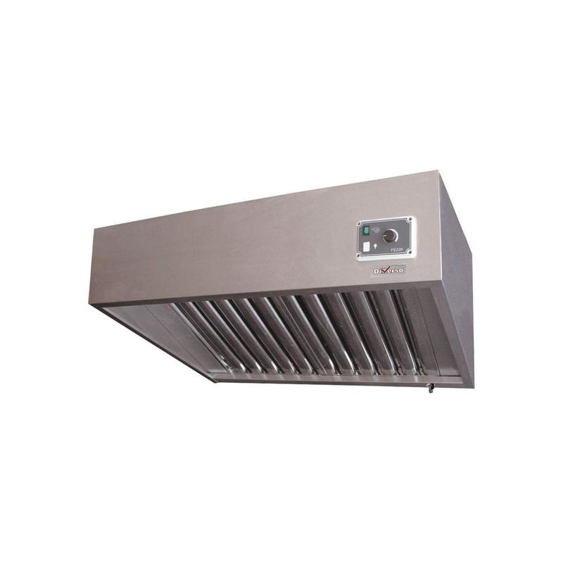 Hotte DIVERSO 1500 m³/h - Hotte murale professionnelle avec variateur
