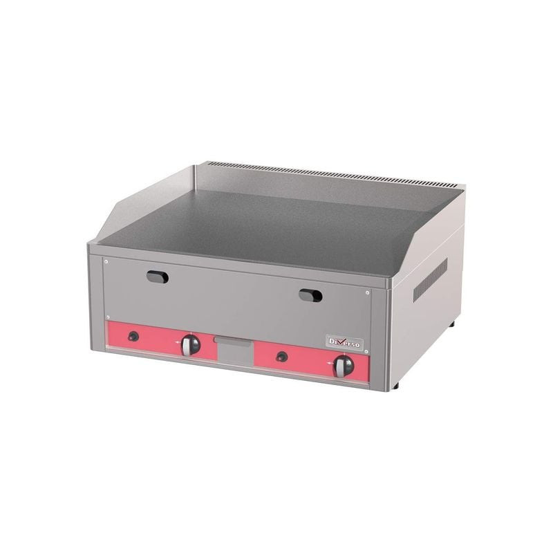 Plaque gaz lisse 8 kW DIVERSO - Cuisson professionnelle rapide