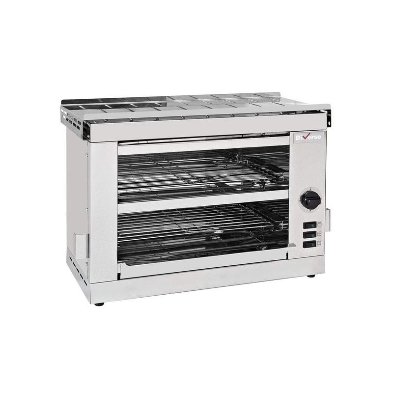 Toaster-salamandre 2 étages DIVERSO - Minuterie 15 min - Professionnel