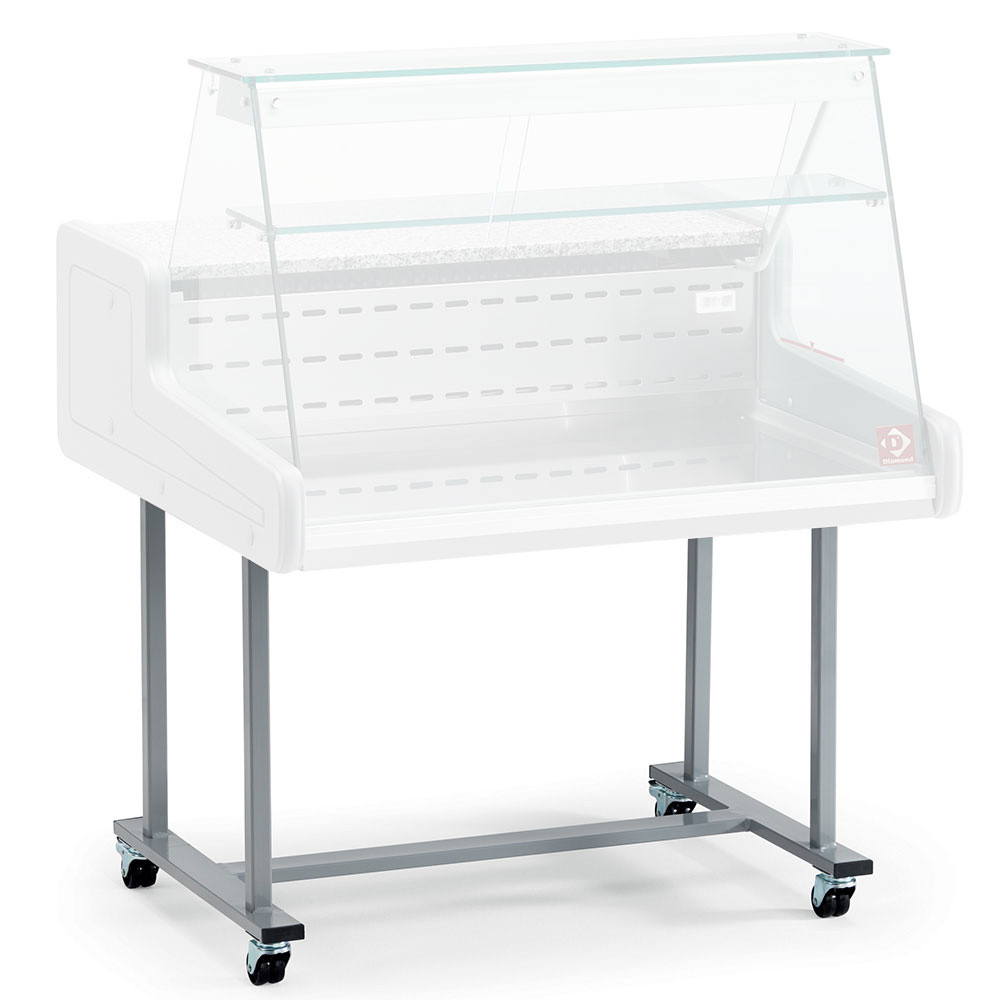 Chariot DIAMOND pour comptoir vitrine - Transport professionnel CHR