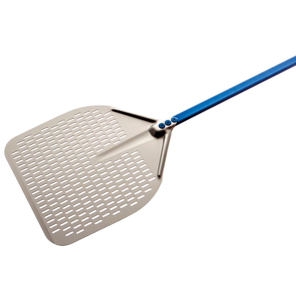 Pelle aluminium rectangulaire perforée 360x360 mm - DIAMOND