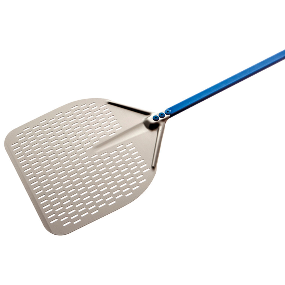 Pelle aluminium rectangulaire perforée DIAMOND 450x450 mm