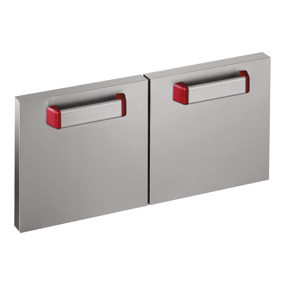 Portes soubassement 700 mm DIAMOND - Acier inox AISI 304 double paroi