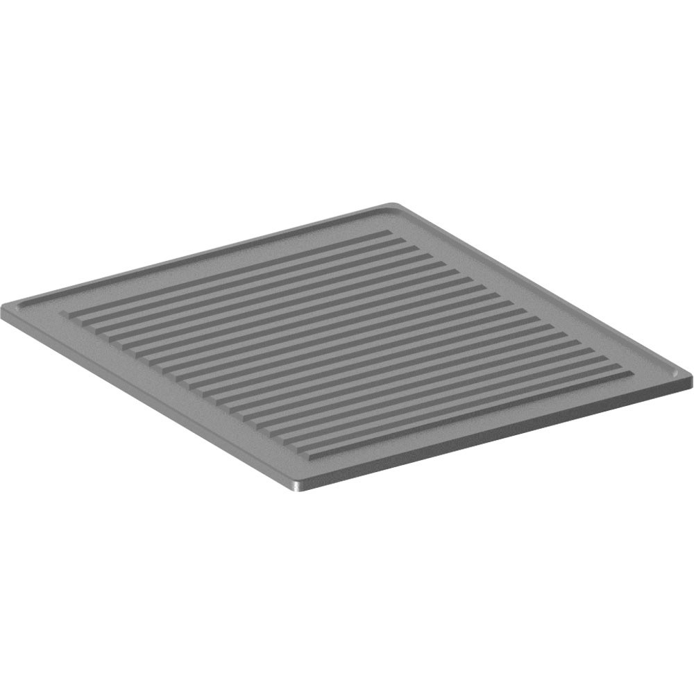 Plaque rainurée acier inox 1 brûleur DIAMOND - Cuisson professionnelle