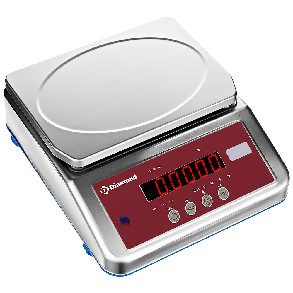 Balance électronique inox DIAMOND 16kg - Précision 1g - IP68