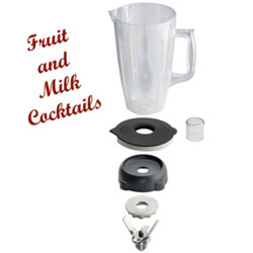 Bol Lexan 2L avec couvercle et 4 lames - Mixeur DIAMOND professionnel