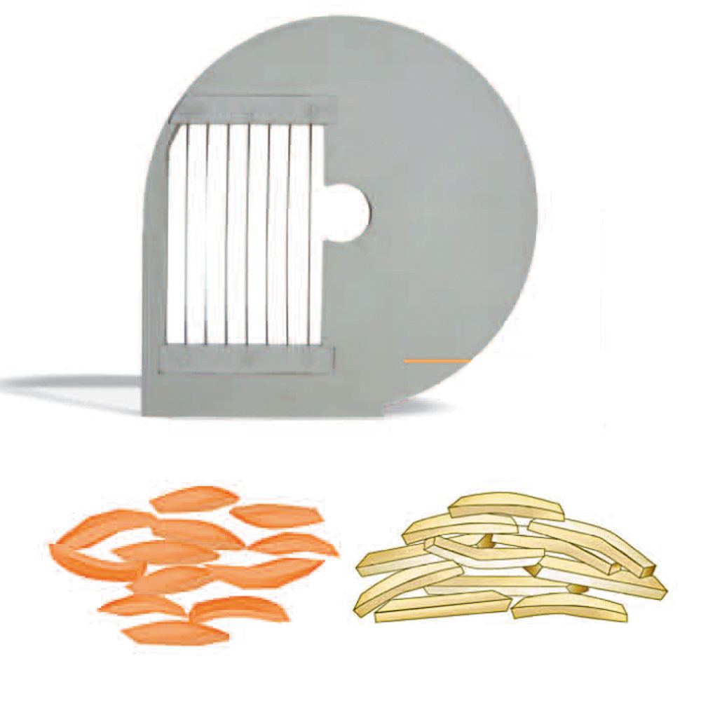 Grille Diamond AV8/K 8 mm - Coupe précise pour frites et allumettes