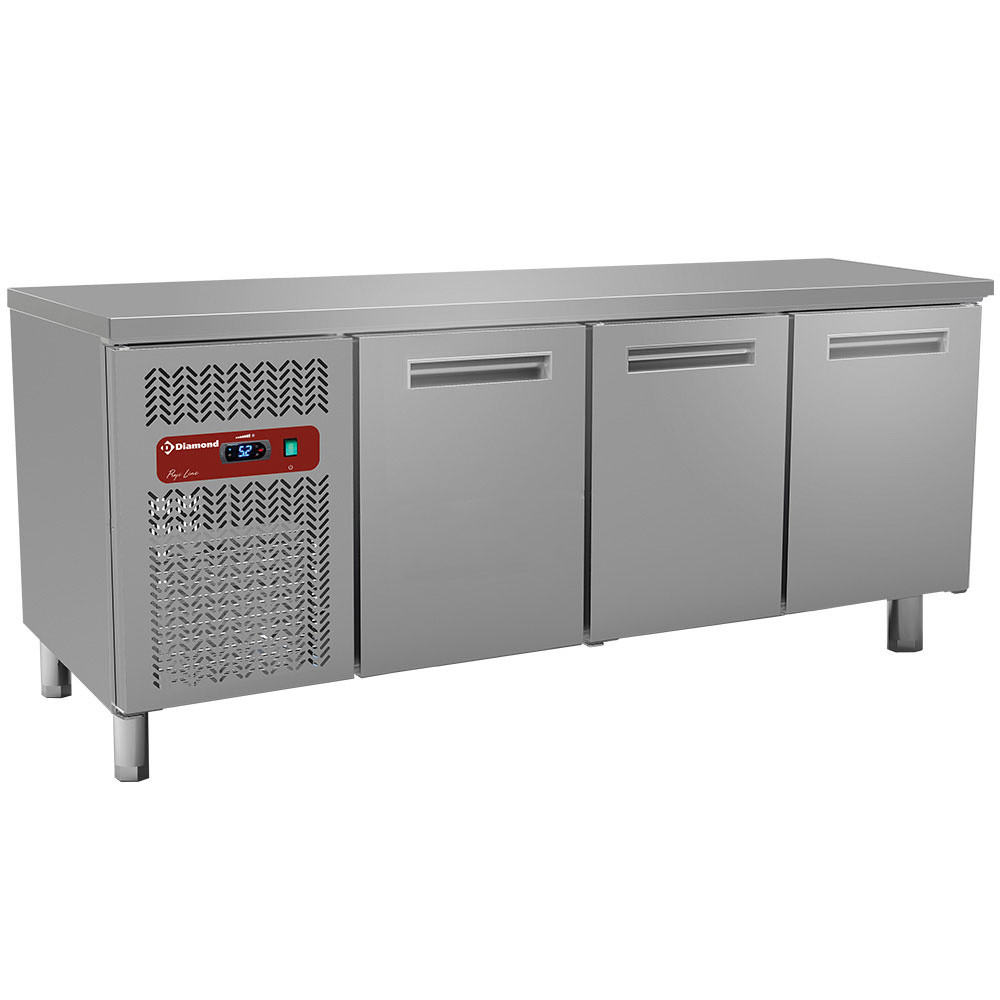 Table frigorifique DIAMOND 3 portes 395L - Ventilation professionnelle