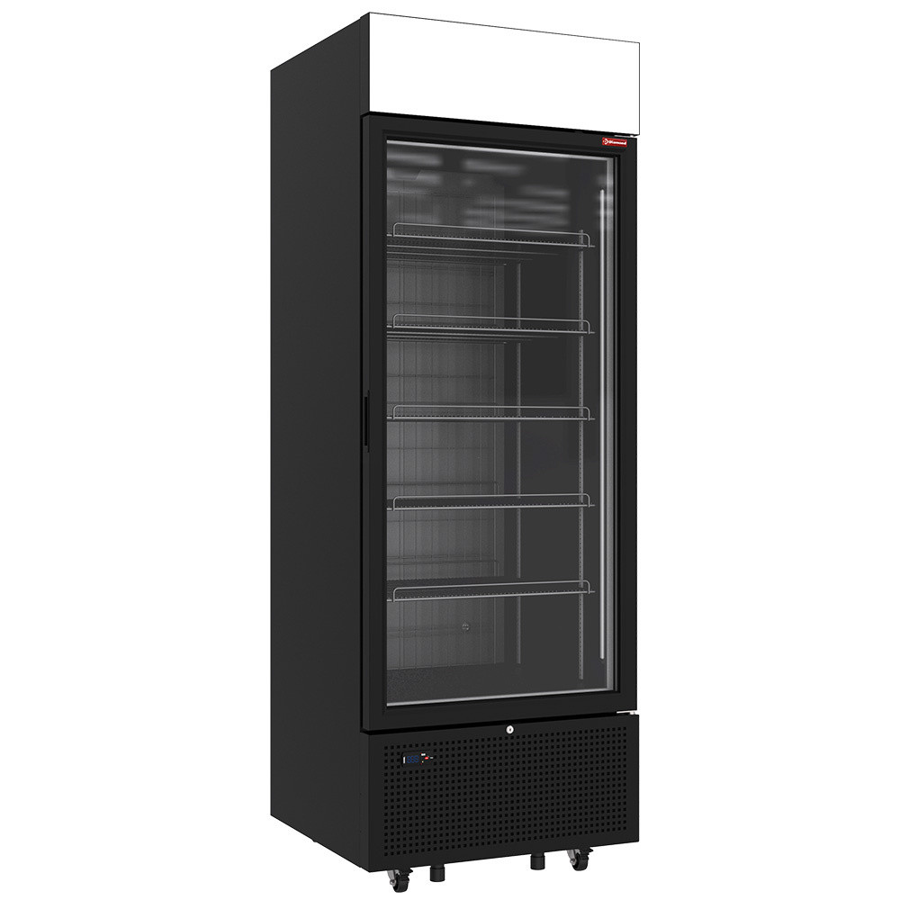 Vitrine ventilée négative Diamond 646L - 6 niveaux avec éclairage LED