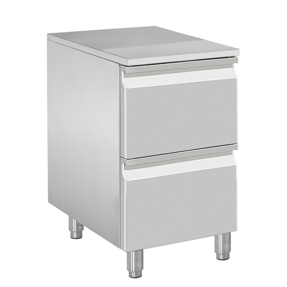 Meuble à pâtons DIAMOND - 2 tiroirs neutres pour 8 bacs 600x400