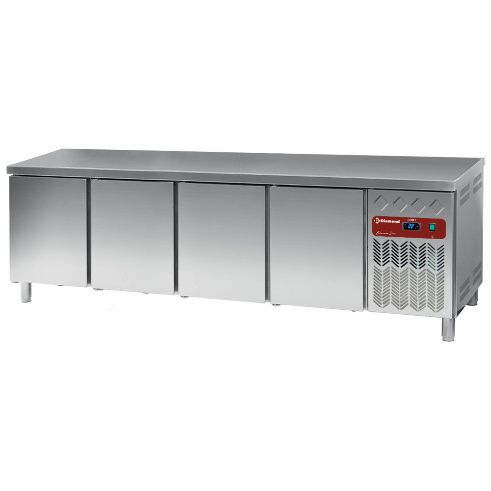 Table frigorifique DIAMOND 4 portes 760L - Réfrigération ventilée
