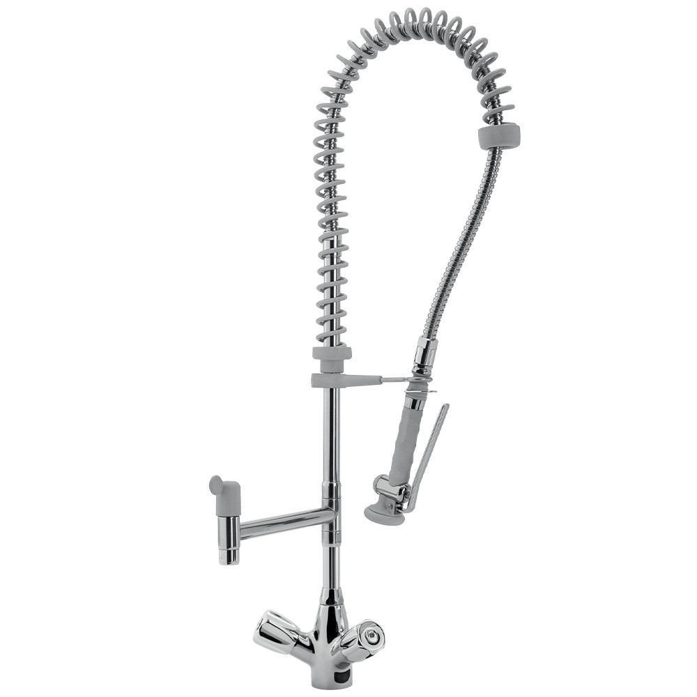 Douchette acier inox DIAMOND Heavy-Duty - Robinet professionnel 360°