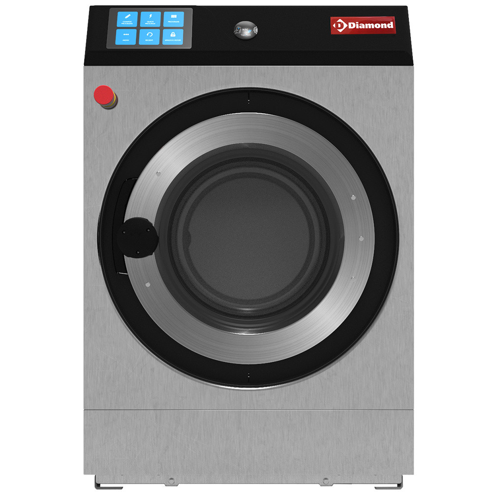 Lave-linge DIAMOND 11 kg super essorage inox - 1000 tr/min pro