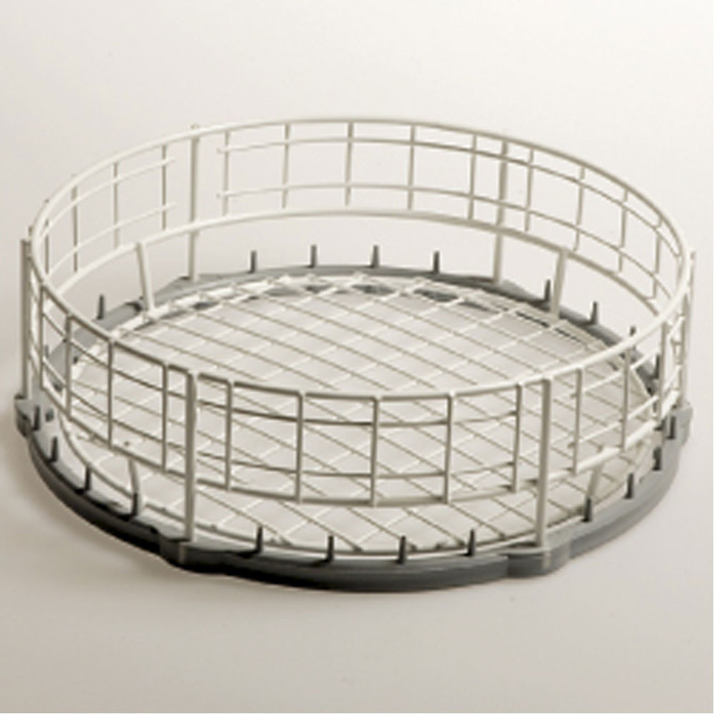 Panier verres ronds Ø 350 mm Rilsan - Lavage professionnel sécurisé