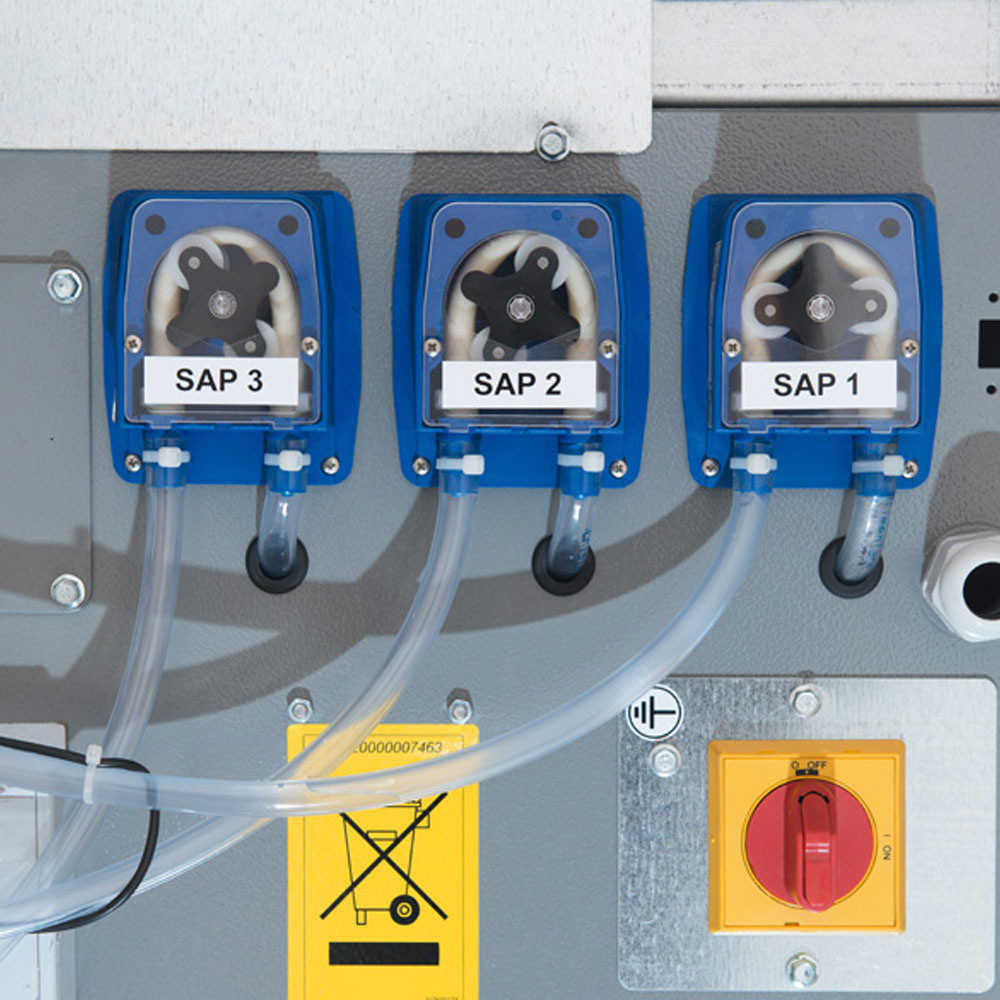 Doseur Diamond péristaltique - Dosage exact détergent liquide 3 pompes