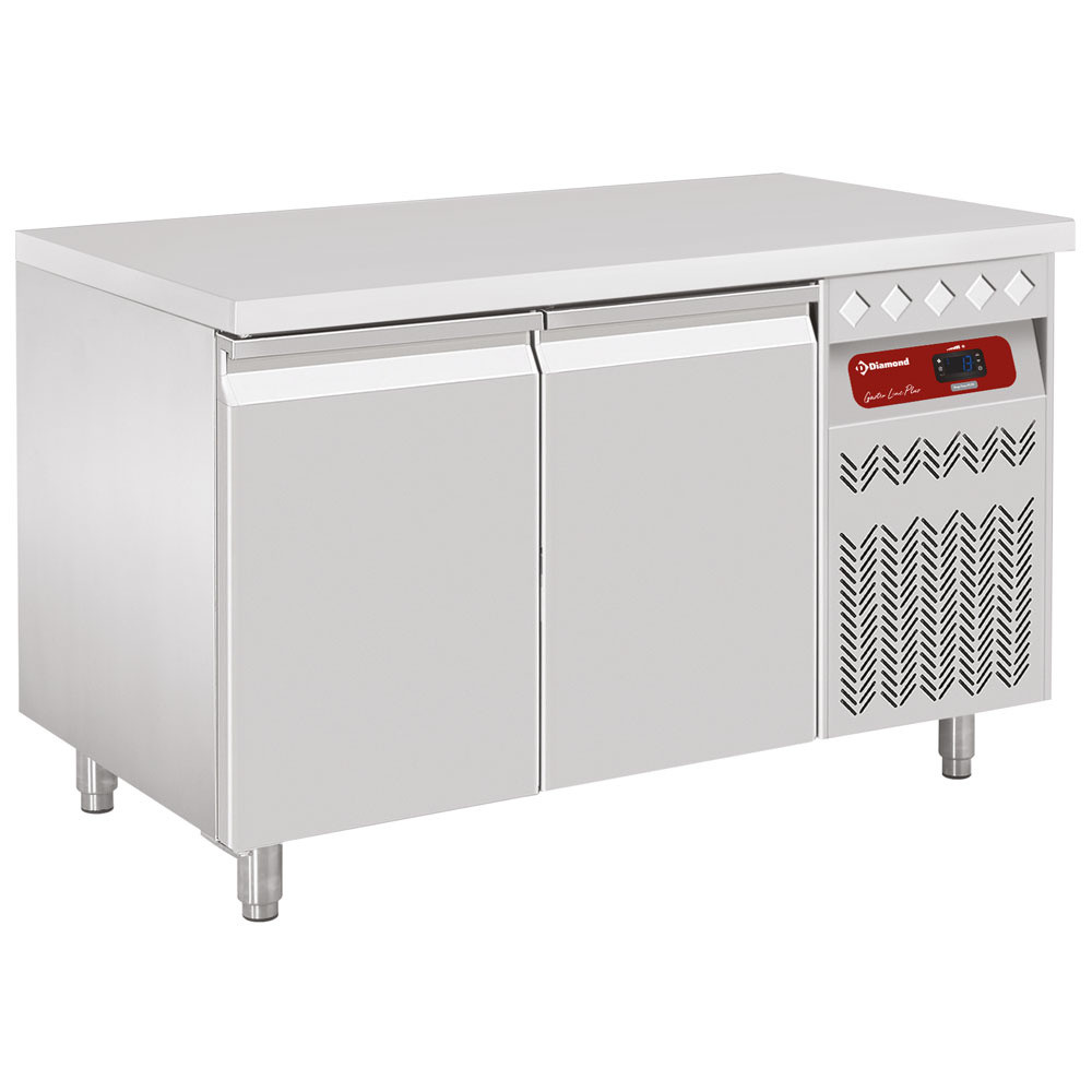 Table frigorifique ventilée DIAMOND 260L - 2 portes GN 1/1, classe B