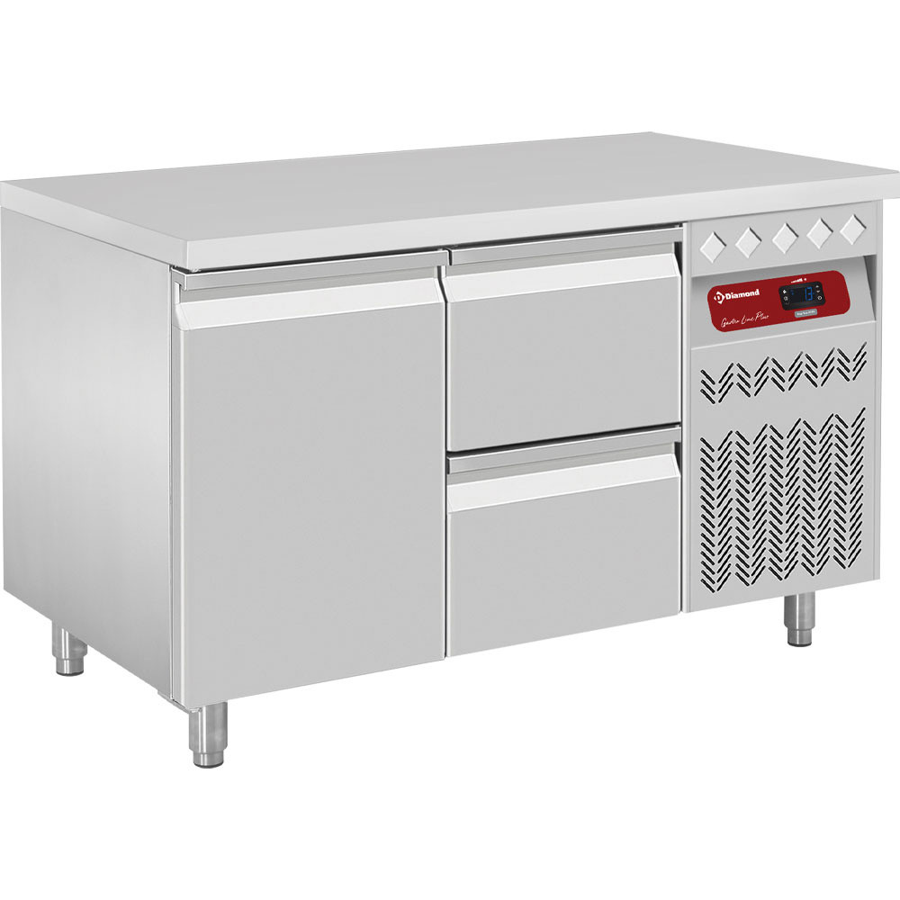 Table frigorifique Diamond - Base réfrigérée 260L ventilée classe B