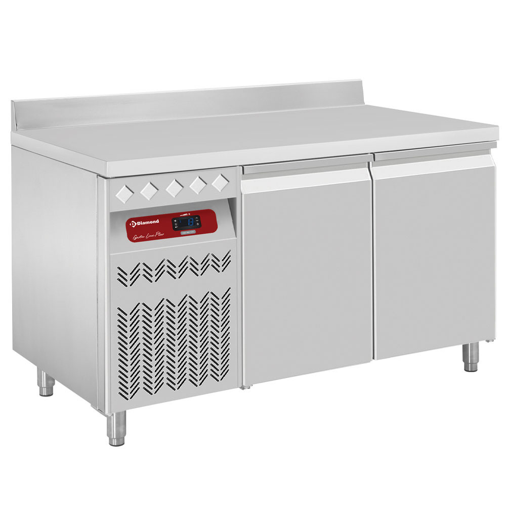 Table frigorifique murale DIAMOND 260L - 2 portes GN 1/1 ventilée