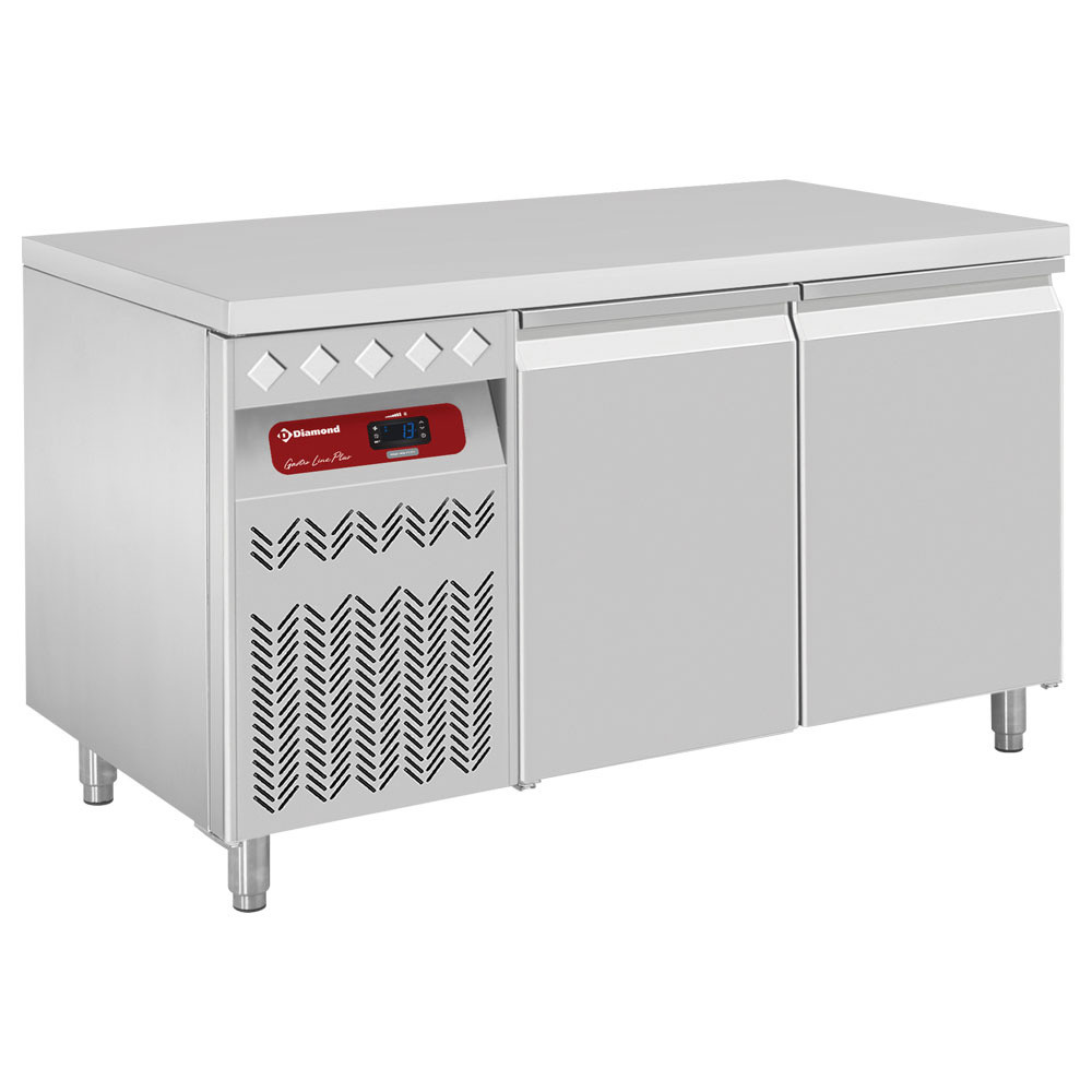 Table frigorifique ventilée DIAMOND 260L - Groupe à gauche - Classe B