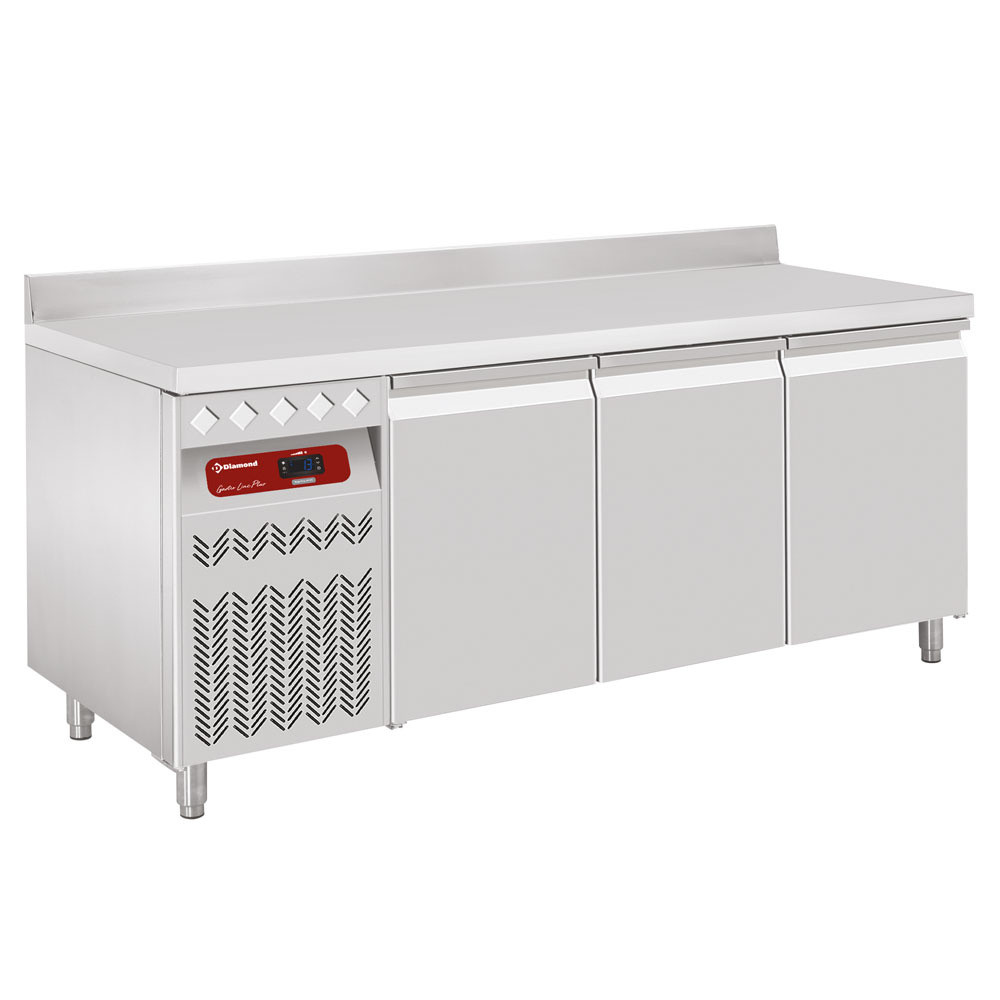 Table frigorifique murale Diamond 405L 3 portes GN 1/1 - Ventilée