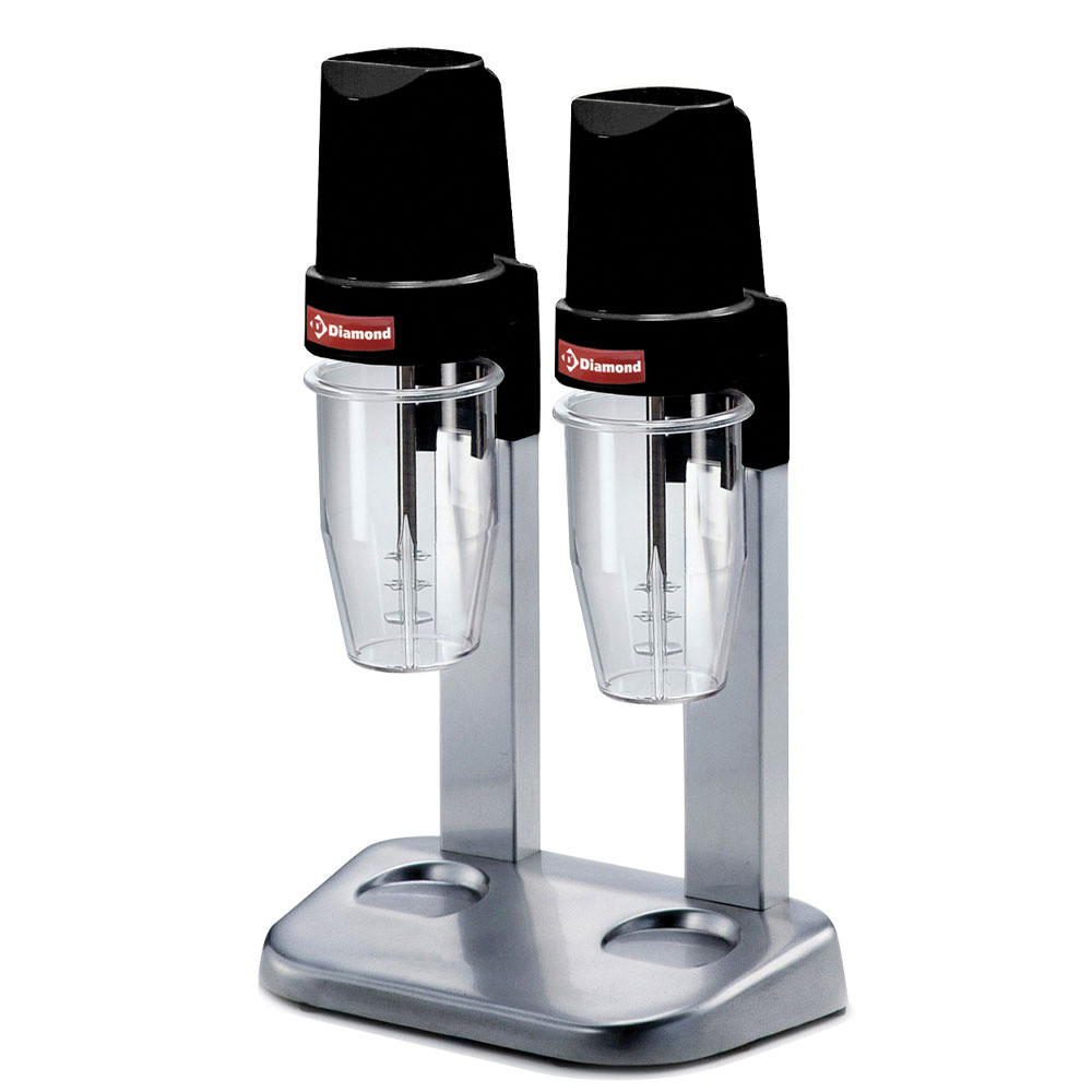 Machine à milk-shake Diamond F6D/B - Double tête professionnelle