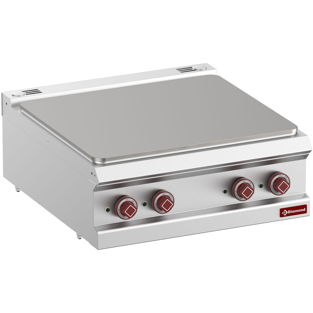 Taque électrique DIAMOND Top 1/1 module - 4 foyers 9 kW triphasé