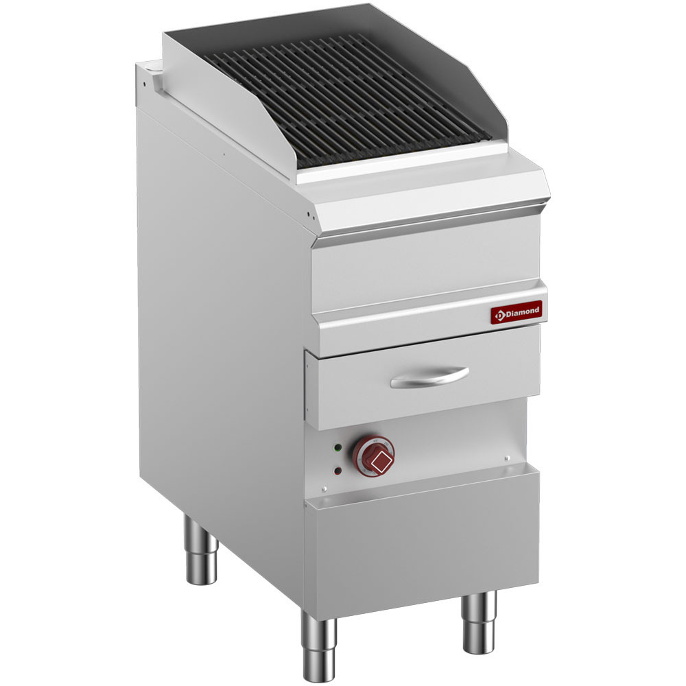 Grill vapeur DIAMOND - Grille fonte double face viande/poisson
