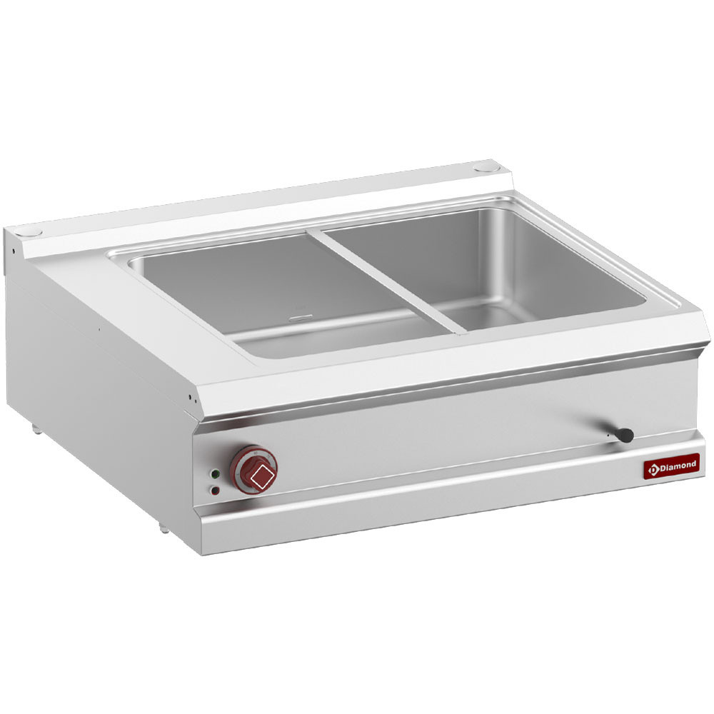 Bain-marie électrique DIAMOND GN 2/1 - Cuve inox IPX5 - 3 kW
