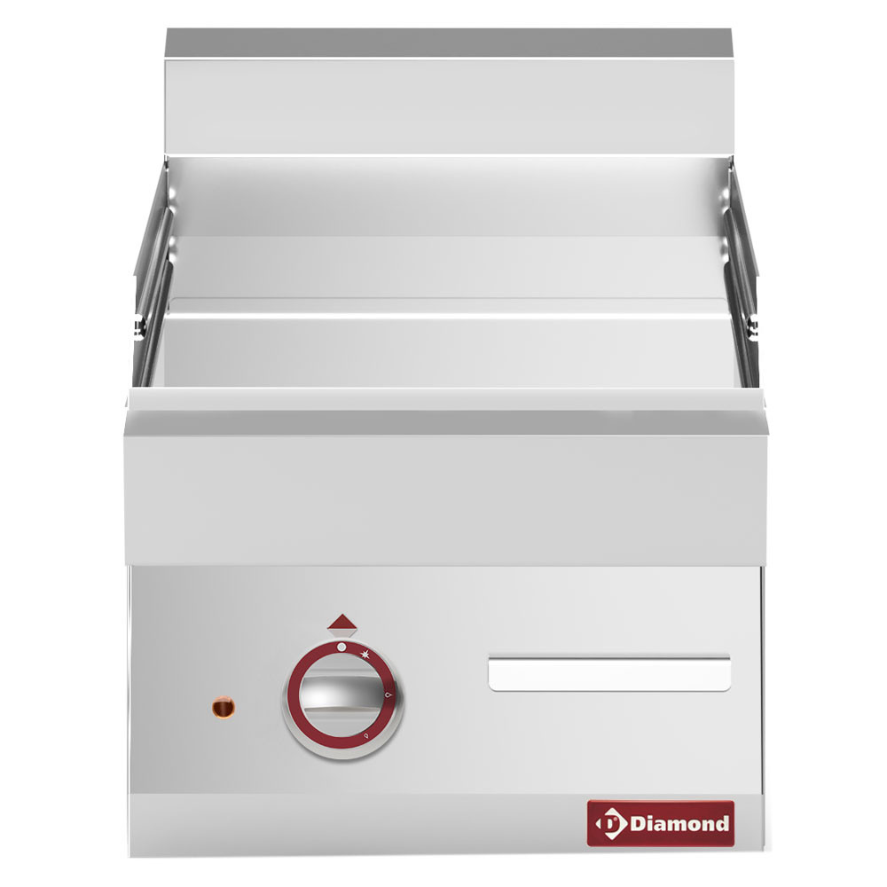 Plaque de cuisson électrique lisse DIAMOND - Top chrome professionnel
