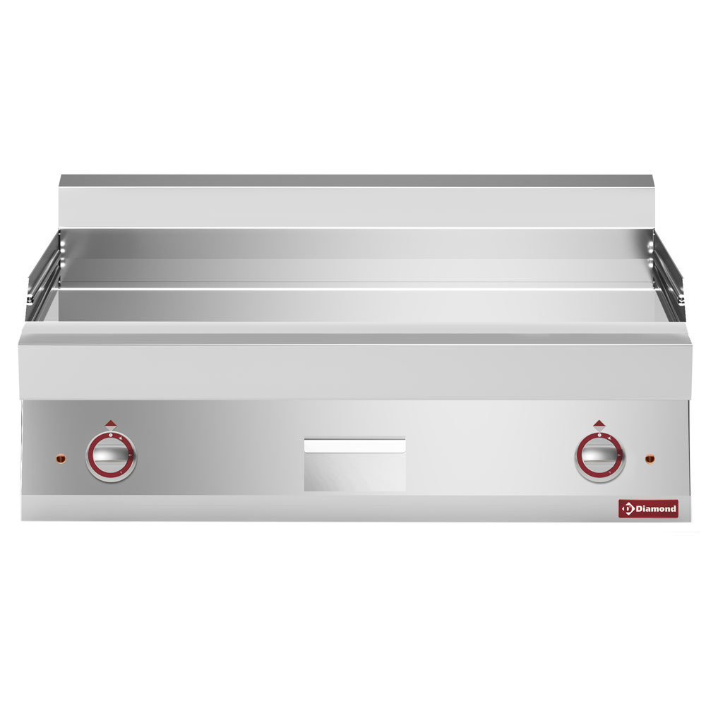 Plaque de cuisson DIAMOND EXTRA-LARGE - Surface lisse chromée 14 kW