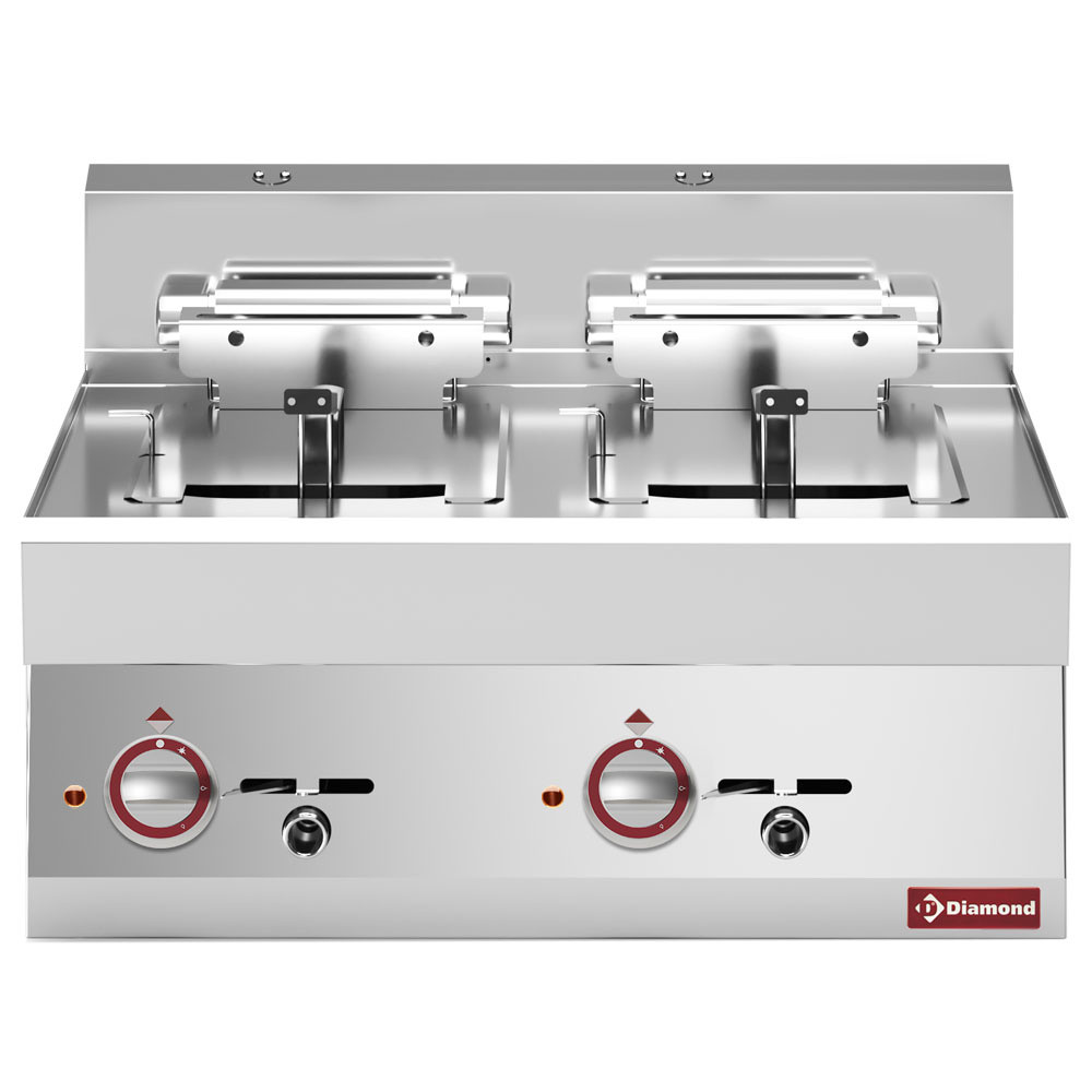 Friteuse professionnelle DIAMOND Alpha 650 - 2 cuves 10 litres 15kW