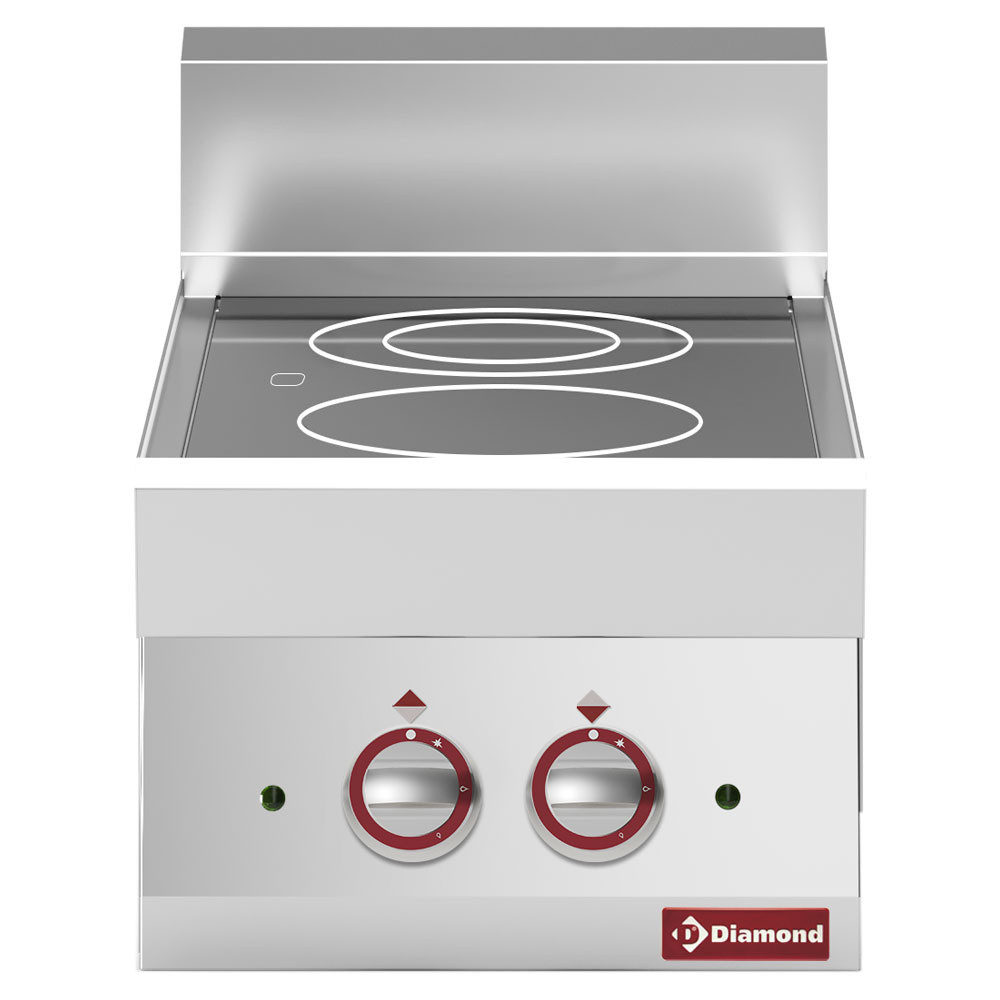 Cuisinière vitro-céramique DIAMOND Alpha 650 - 2 foyers professionnels