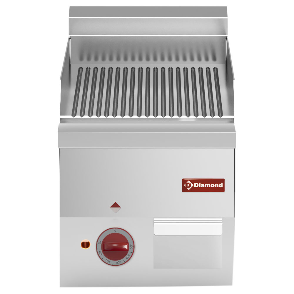 Plaque de cuisson électrique DIAMOND - Surface rainurée 3 kW