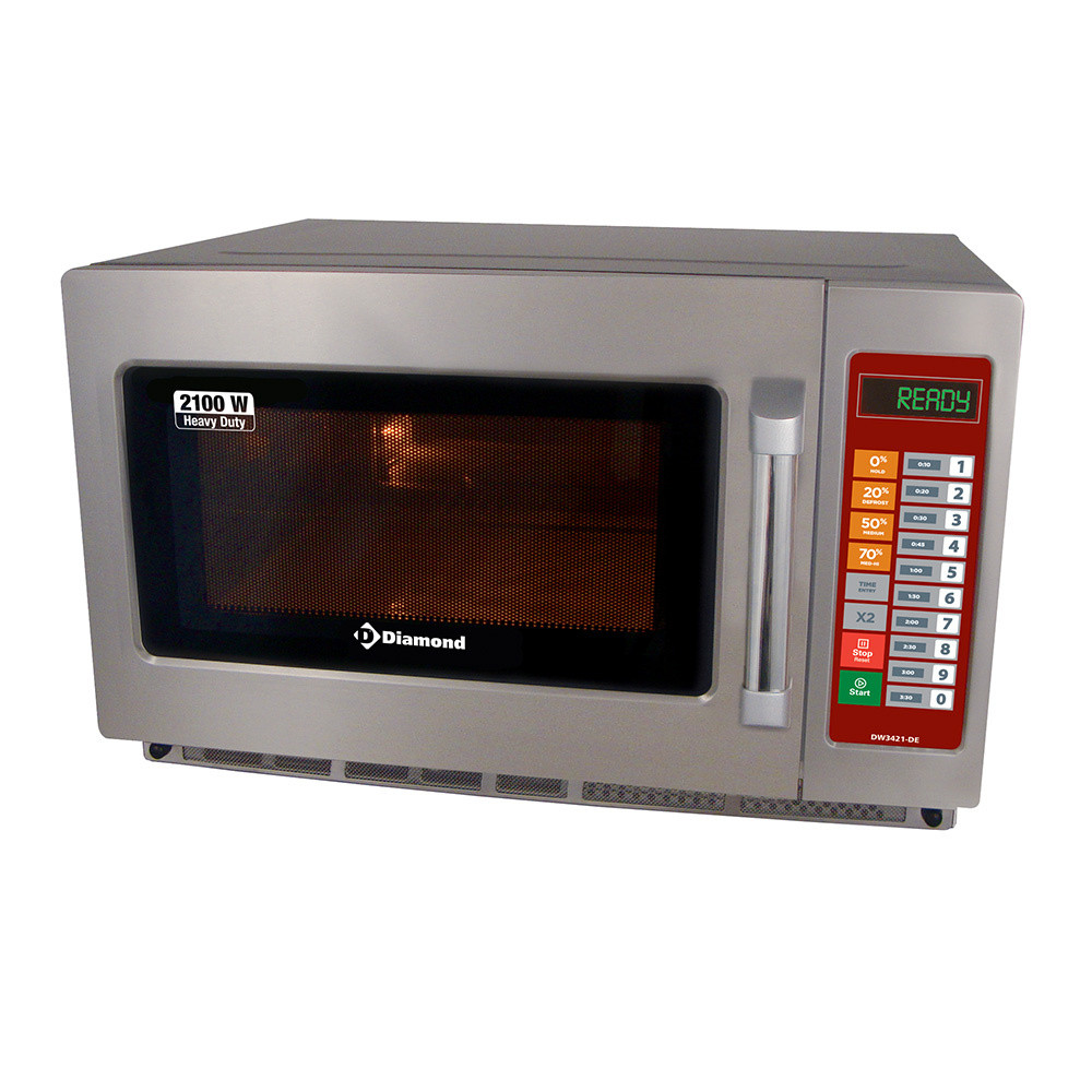 Four micro-ondes DIAMOND 2100W 34L - Professionnel inox digital GN 2/3
