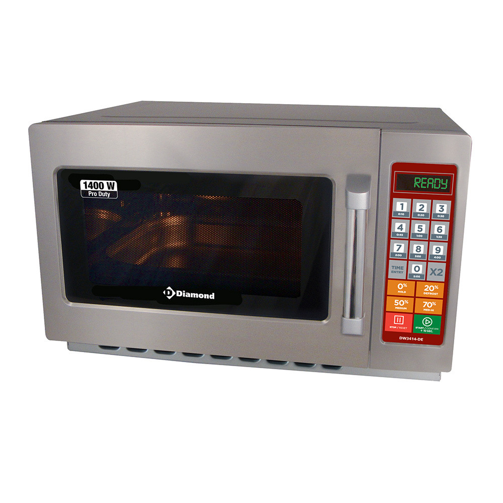 Four micro-ondes DIAMOND 34L 1400W - Professionnel inox digital