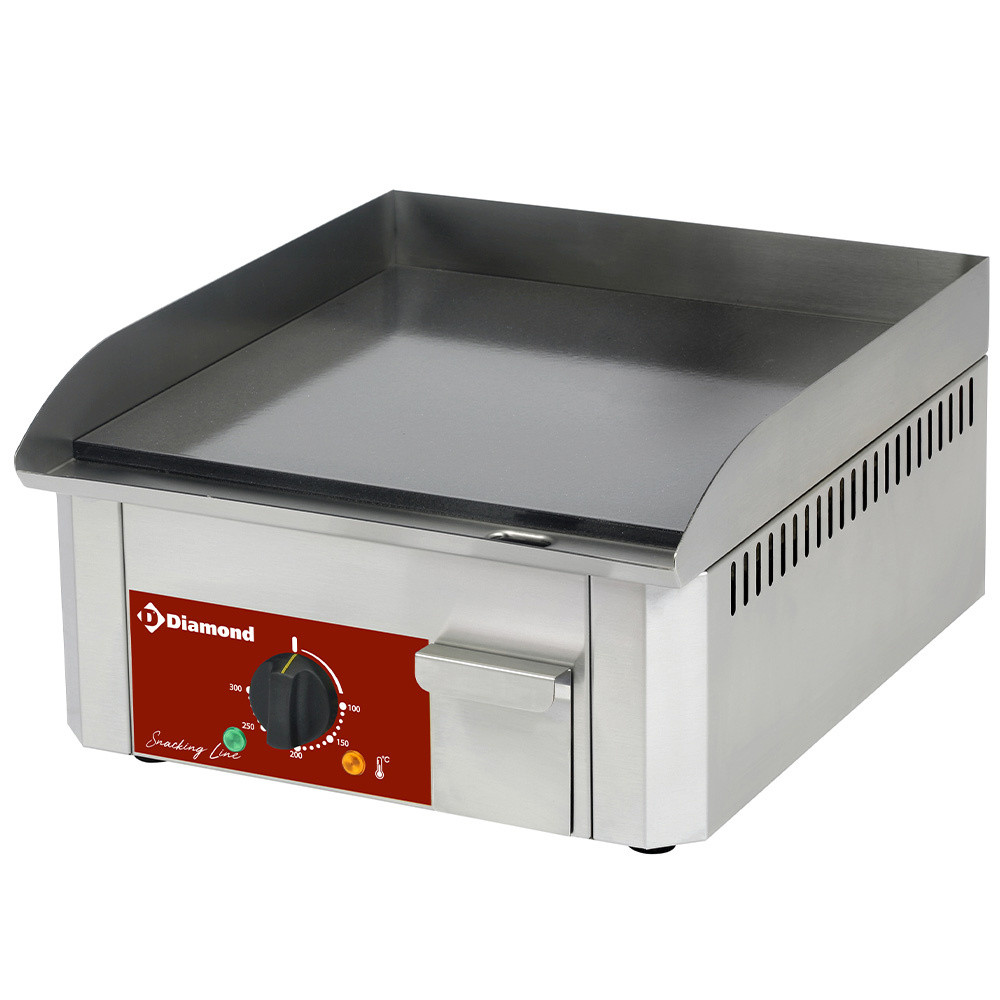 Plaque à snacker DIAMOND - Cuisson homogène rapide jusqu'à 300°C