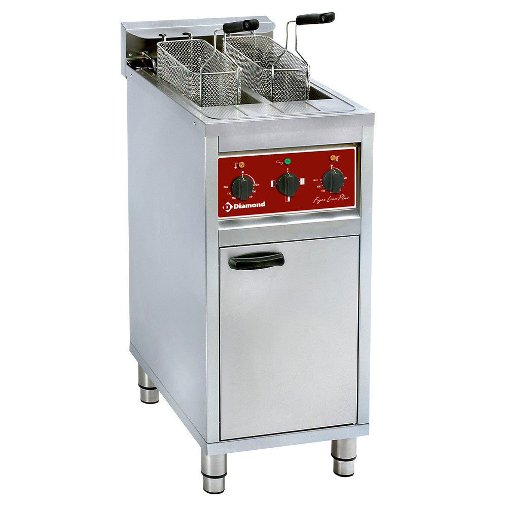 Friteuse DIAMOND 2x10L sur meuble - Double cuve pour food-trucks