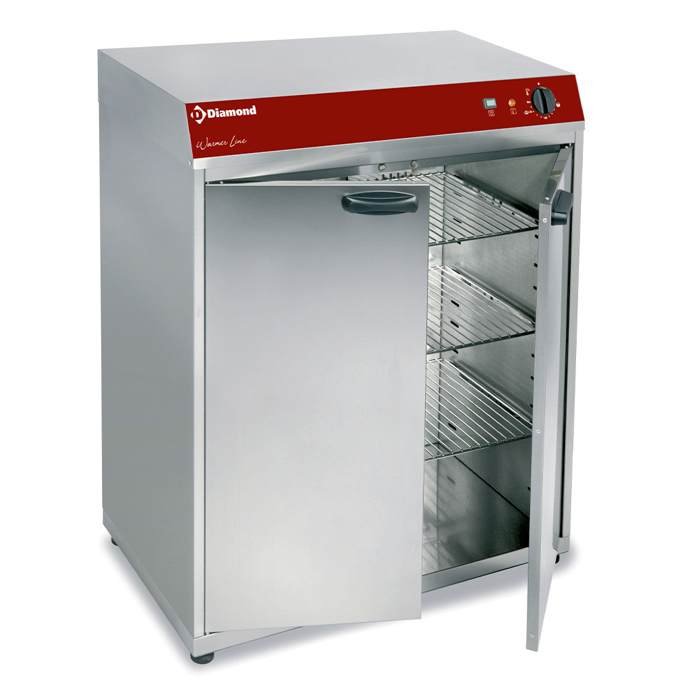 Armoire chauffante DIAMOND - Maintien température ventilé 2 portes