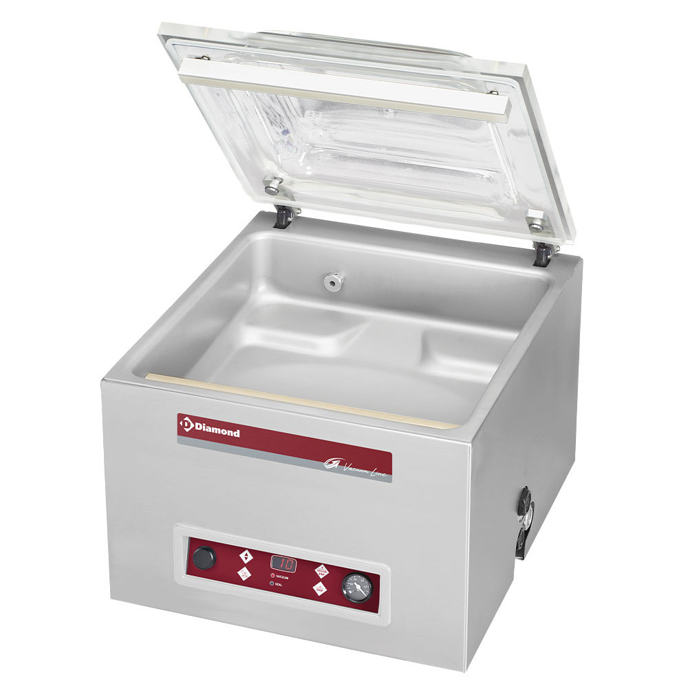 Machine sous-vide DIAMOND GA-104/S - Chambre 420x370x135 mm - 16 m³/h