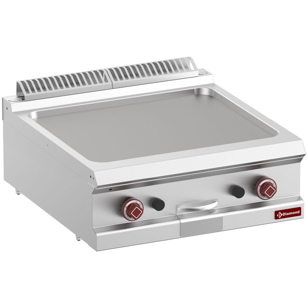 Plaque de cuisson gaz lisse DIAMOND - Module 1/1 Top pour cuisine pro