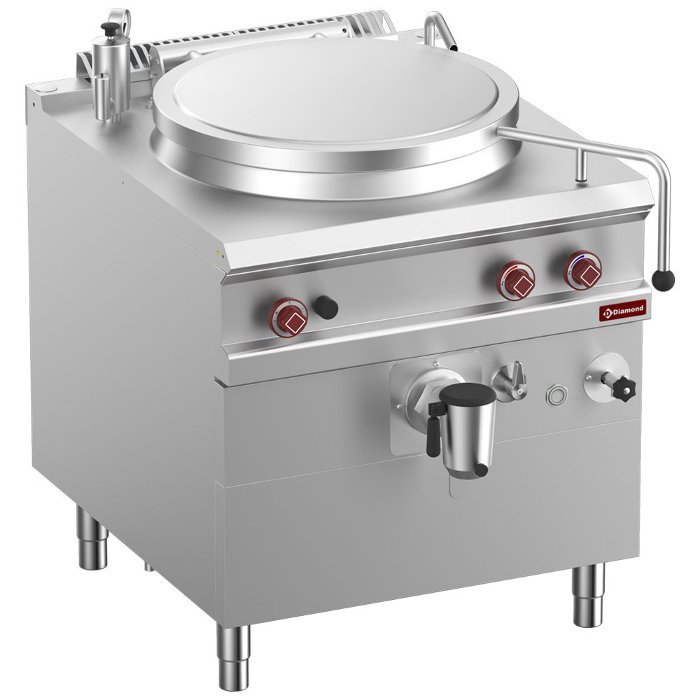 Marmite gaz Diamond 100L - Chauffage indirect professionnel sur meuble