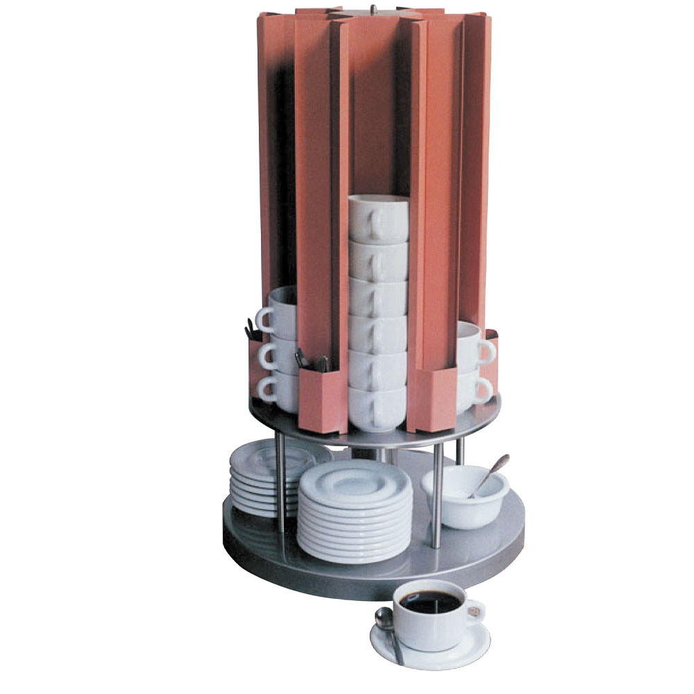 Carrousel chauffé DIAMOND pour tasses 70/88 mm - Organisation optimale