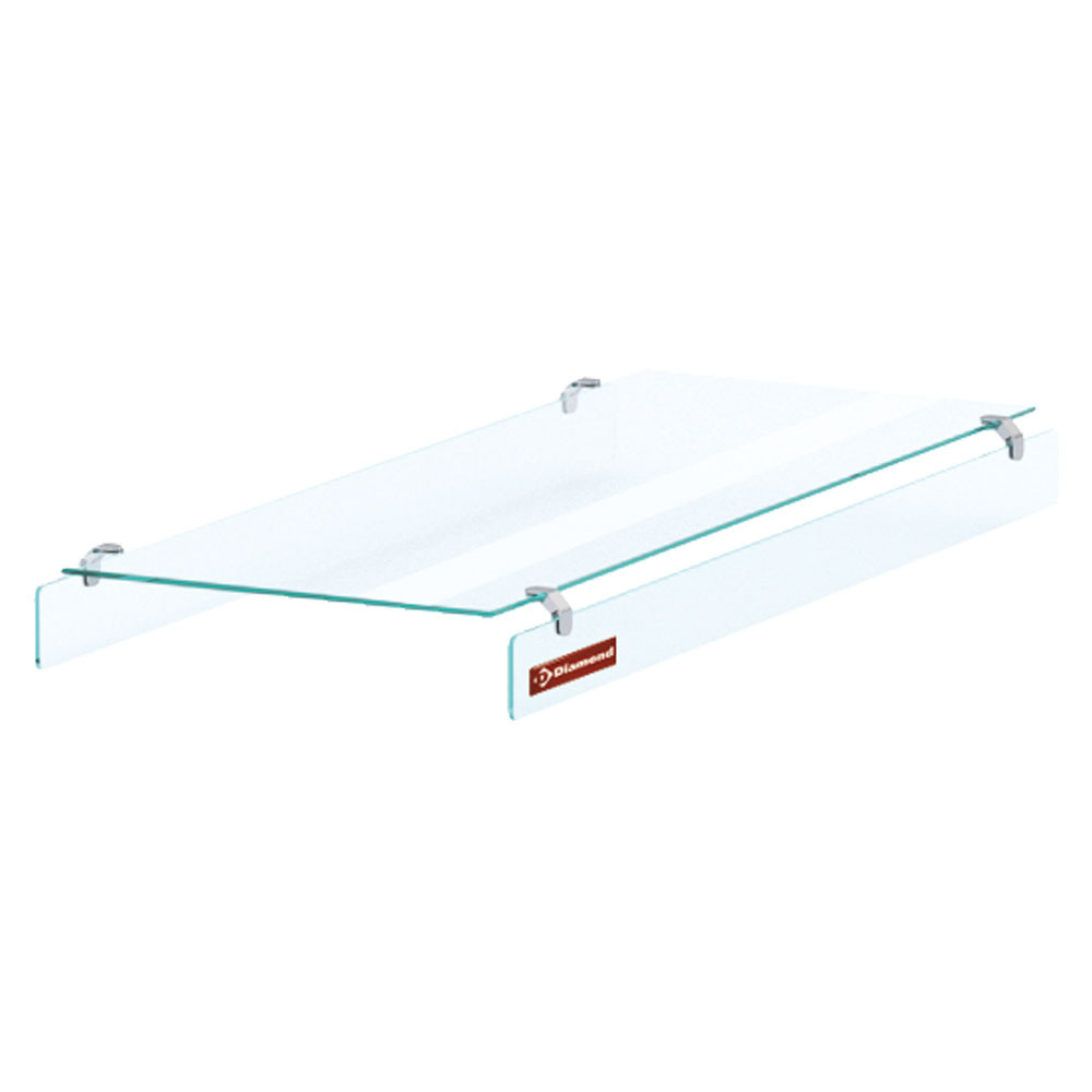 Vitre centrale droite Diamond - Panneau verre trempé 3x GN 1/1