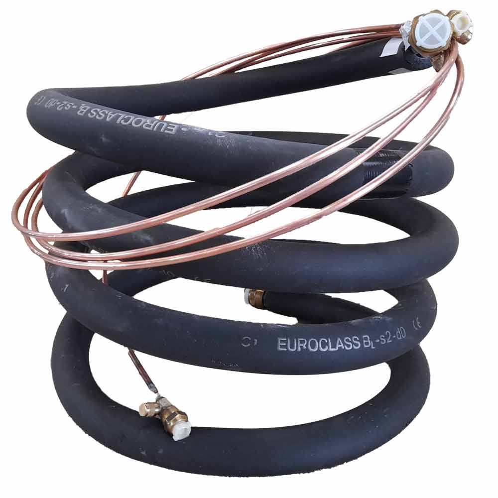 Tuyaux préchargés DIAMOND avec câble électrique - Installation pro