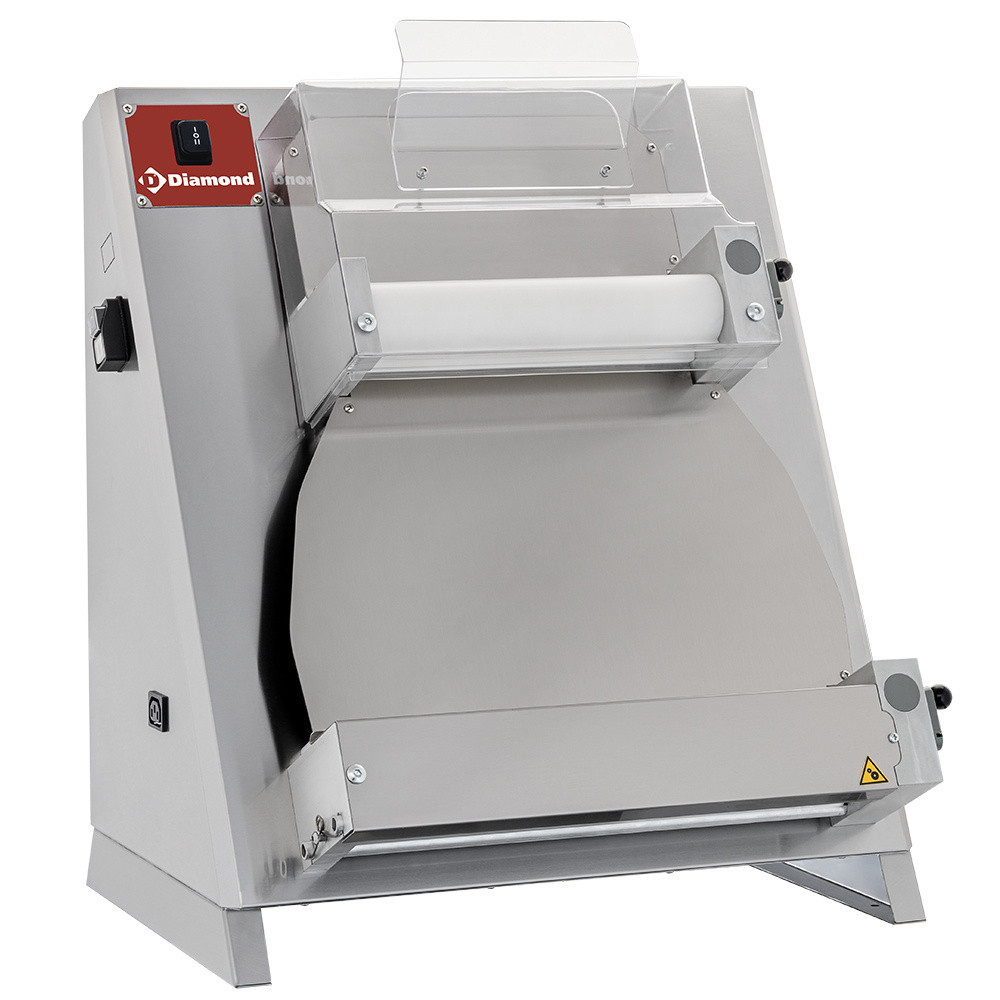 Laminoir DIAMOND Ø 420 mm - Rouleaux Linear en inox pour pâte à pizza