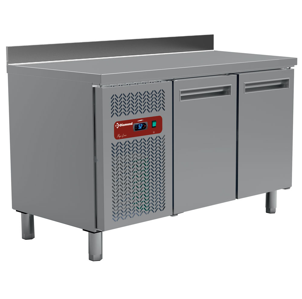 Table frigorifique ventilée DIAMOND - 260L, 2 portes GN 1/1
