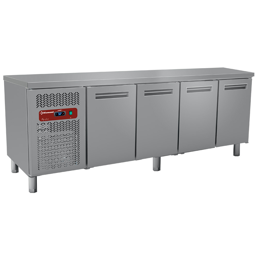 Table frigorifique ventilée DIAMOND 4 portes - 550 litres GN 1/1