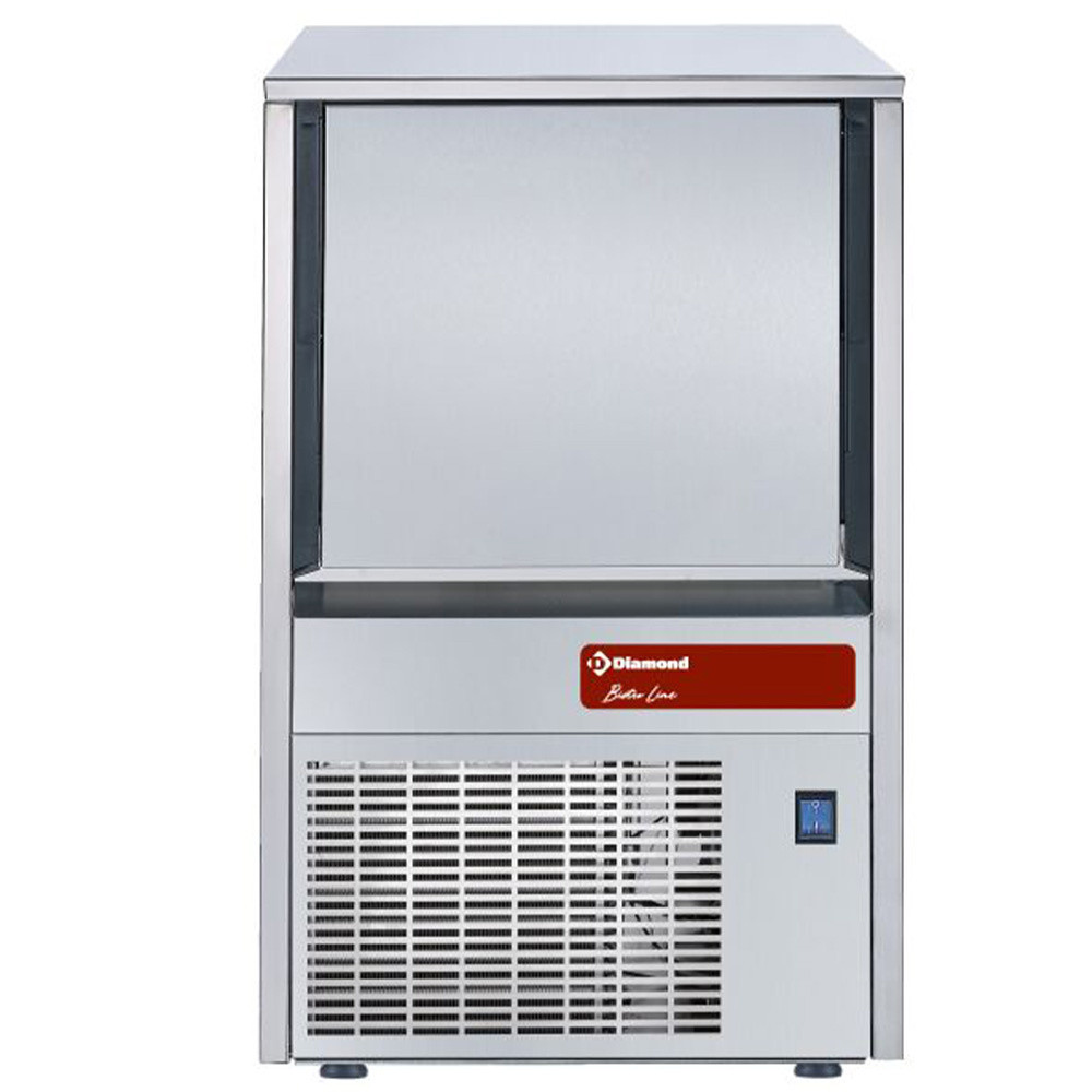 Machine à glaçons creux DIAMOND 22 kg - Réserve 9 kg - Professionnelle