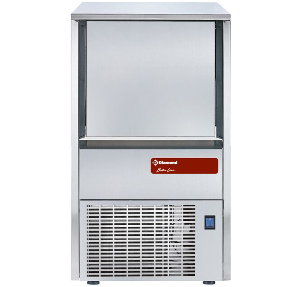 Machine à glaçons creux DIAMOND 38 kg - Réserve 12 kg - Professionnel