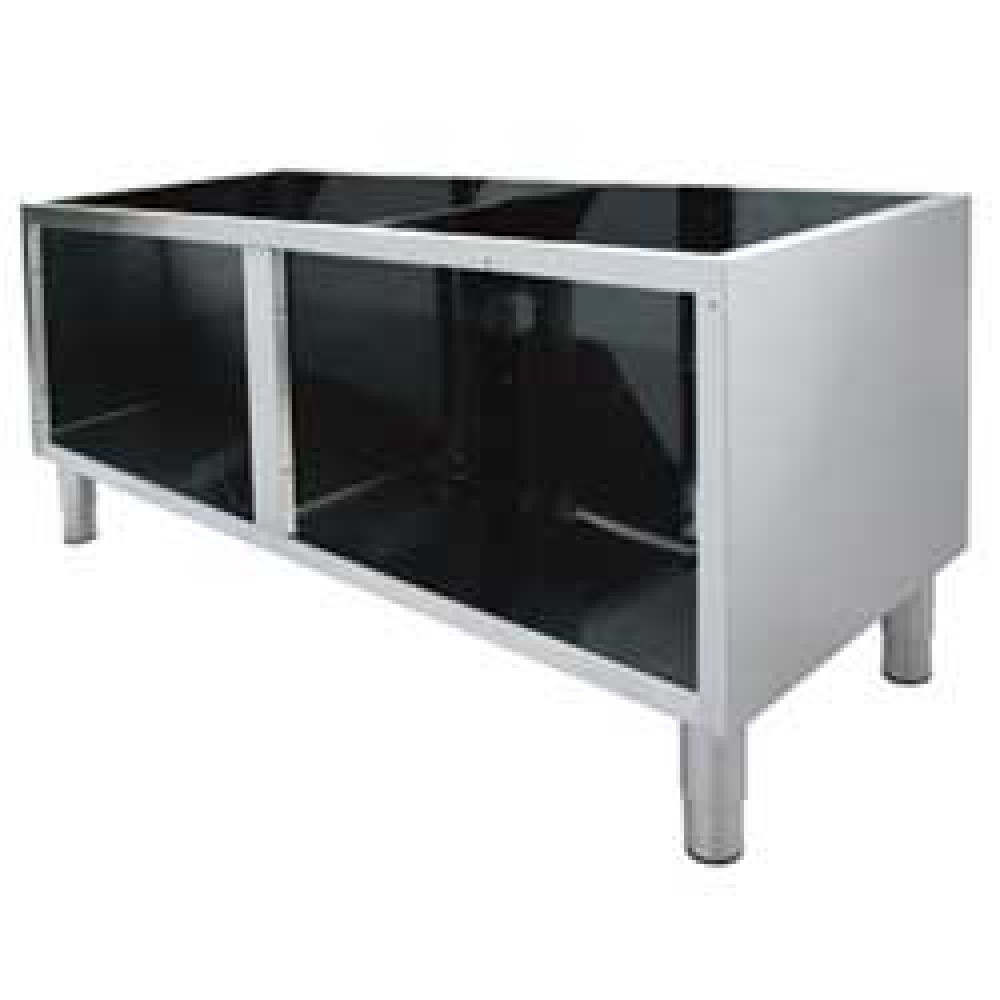 Soubassement ouvert 900 mm DIAMOND - Acier inoxydable pour cuisine pro